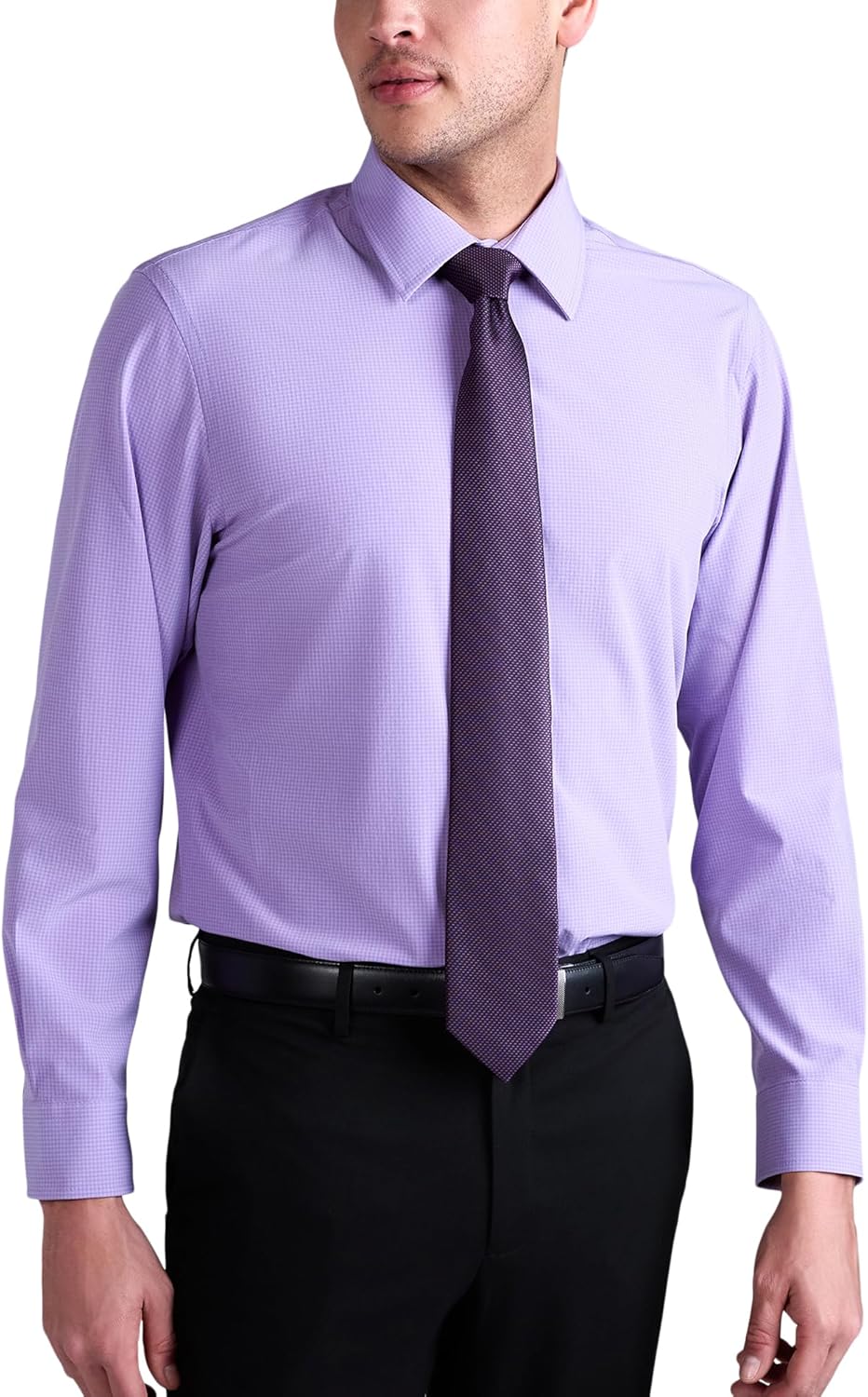71cic0aj-5L._AC_SL1500_.jpg Men Smart Wash Classic Fit Dress Shirt - 图片 1